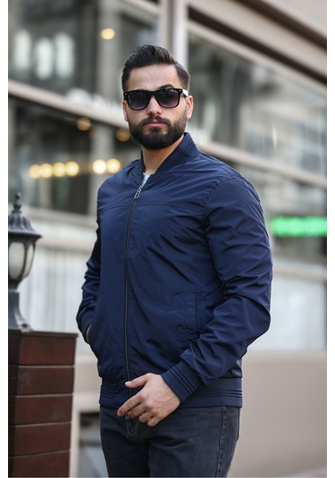 Erkek Süet Kolej Ceket Lacivert Fş