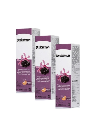 Umkaimun 15 Efervesan Tablet 3 Adet