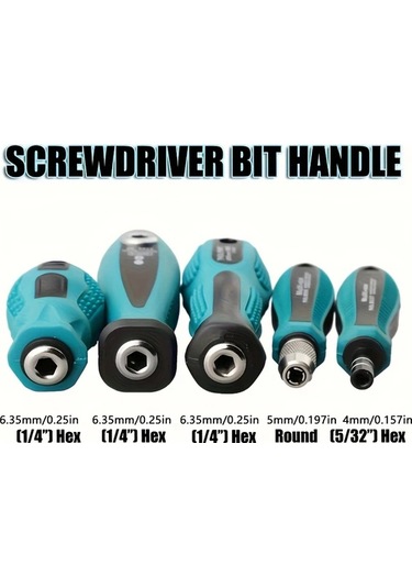 Willowhaven 9907 Manyetik Uç Tutuculu 1/4" 4mm 5mm Adaptörlü Vidalama Sapı Diğer