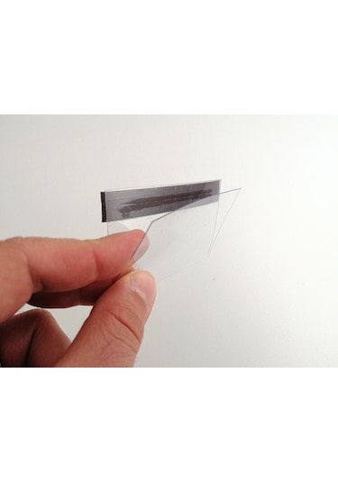 Şeffaf Etiket 10 Ad Pvc Magnet Etiketlik Mıknatıslı 10x5 Cm Raf Etiket Cebi