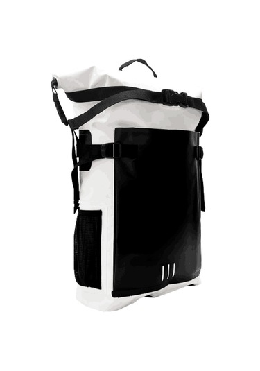 Neevoyu 30l Ipx6 Su Geçirmez Sırt Çantası, 500d Pvc Malzeme, Kuru-ıslak Ayrımı, Dış Etkinlikler İçin Beyaz Beyaz