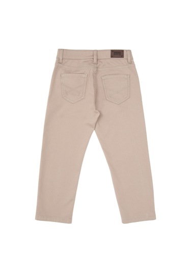 U.s. Polo Assn. Erkek Çocuk Koyu Bej Pantolon Kanvas-chino 50317206-vr088 Koyu Bej