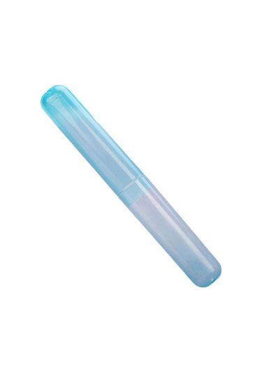 Mavi Taşınabilir Seyahat Toz Geçirmez Hijyen Diş Fırçası Tutucu Kılıf Plastik Saklama Kutusu Mavi