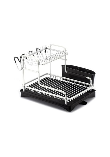 Gümüş Alüminyum Alaşımlı Bulaşık Rafı Süzgeç Mutfak Depolama Kurutma Raf Tepsisi Aşırı Lavabo Gereçleri Tutucu Drenajı Raflar Ve Amp Tutucular -