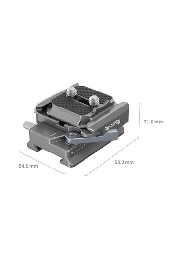 Smallrig 4639 Djı Rs 2 / Rsc 2 / Rs3 / Rs 3 Pro / Rs4 / Rs4 Pro İçin Hawklock H38 Arca-swiss Hızlı