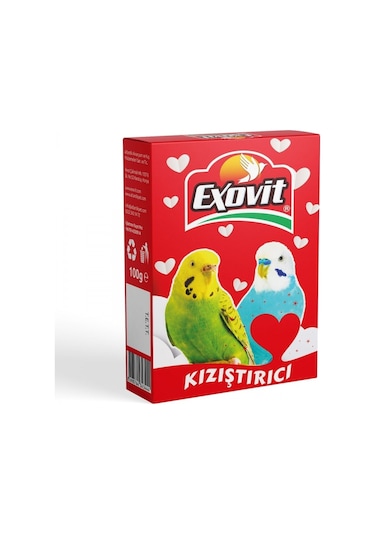 Exovit Muhabbet Kuş Kızıştırıcı 100 G