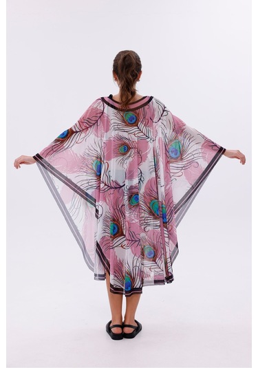 Tarzını Seç Kimono Pareo - Tesettür Pareo - Ege Model 240x135 Cm Çok Renkli