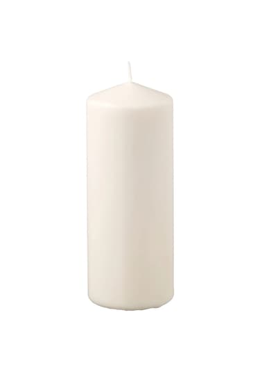 Blok Mum Yükseklik 19 Cm Dekoratif Mum Ikea Yanma Süresi 70 Saat
