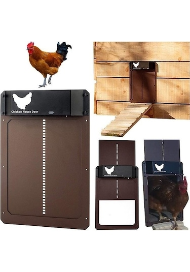 Dancemonkey Ybltd Otomatik Tavuk Kümesi Kapısı Işığa Duyarlı Otomatik Kapı Eq