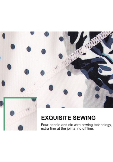 Paıyıge Yoga Pantolonu Kadın Baskılı Şakayık Ve Noktalar Hk30