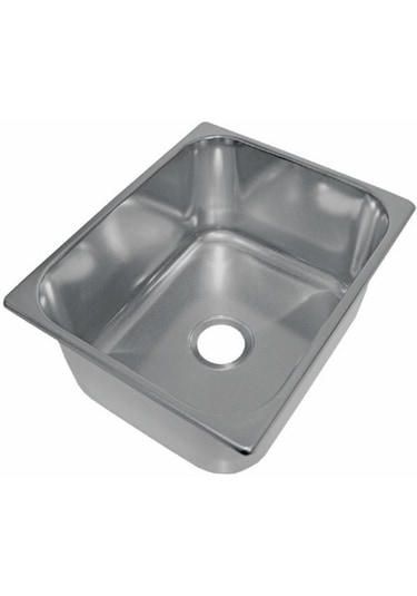 Dikdörtgen Evye. Paslanmaz Krom Lavabo. Tekne Karavan Evyesi 10cm