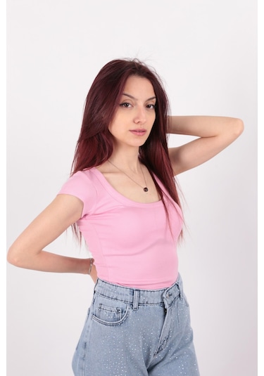 Busem S0016476 Kadın Bluz Şekerpembe