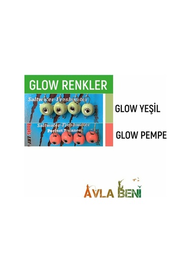 Safir Balık Göz Uv Ve Glow Jig Head