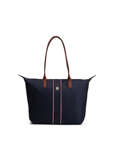 Tommy Hilfiger Popette Kurumsal Kadın Mavi Çanta Aw0aw177060gy Mavi