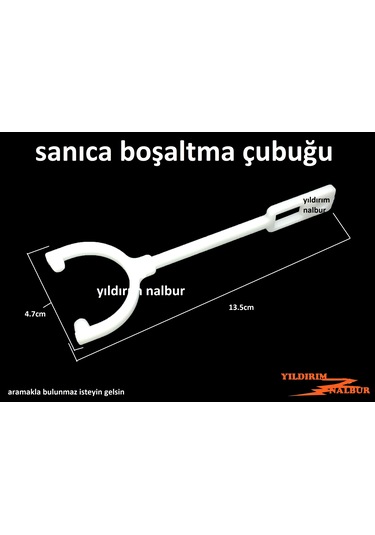 Sanica Gömme Rezervuar Boşaltma Grubu Kaldıraç Çubuğu