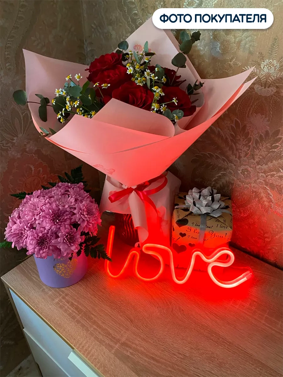 Riota Love Neon Işık Yazısı, Kırmızı Işık. 175487397 Kırmızı