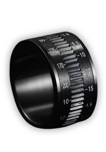 Omark Cotton Kamera Lens Hareketli Yüzük Siyah