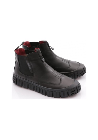 Dgn 16197 Erkek Yani Lastikli Bot Siyah Benfica