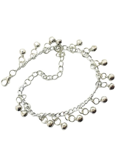 Suntek Jingling Bells Plaj Ayak Giyim Ayarlanabilir Gümüş Gümüş