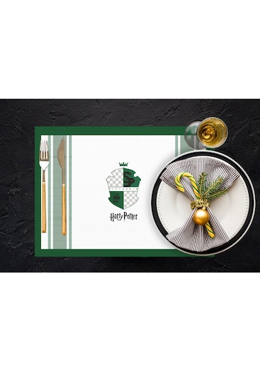 Adawall Home Hogwarts Houses Kumaş Amerikan Servis 4'lü Set Çok Renkli