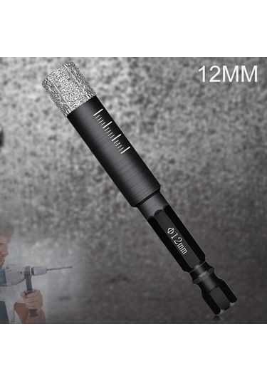 Lijinxu Taş Porselen Granit 12mm Için Elmas Kuru Matkap Ucu Seti