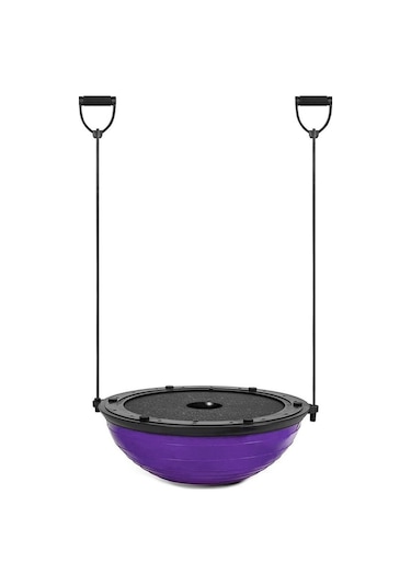 T181 Bosu Ball Yarim Denge Topu Pilates Aleti Direnc Lastikli Pompa Dahildir