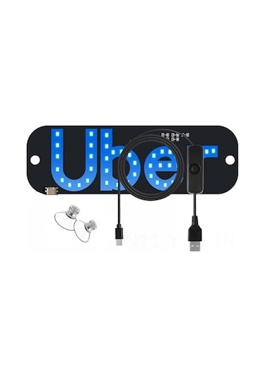 Geeksen Taksi/uber Araba Tetik Led Çatı Işıkları 5-12v Usb Bağlantılı Açma/kapatma Düğmeli Mavi