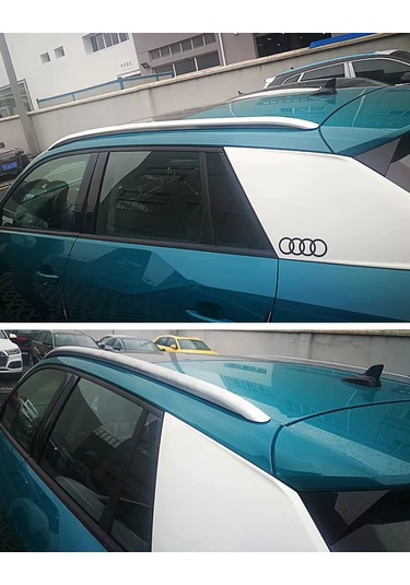 Audi Q2 2018 2022 Tavan Çıtası Oem Krom Silver