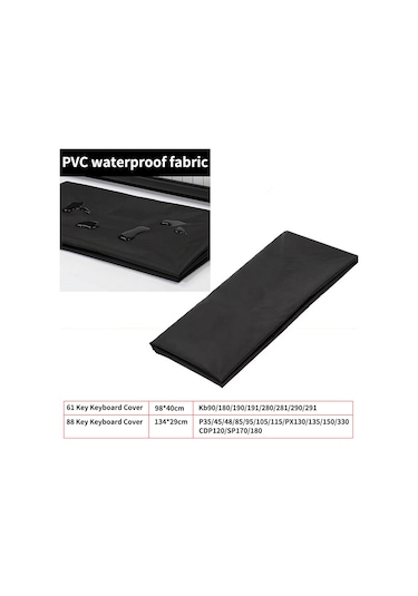 61 Tuşlu Klavye Kılıfı Piyano Kılıfı Dijital Piyano Klavye Toz Geçirmez Ve Su Geçirmez Kılıf Elektronik Org Elektronik Piyano Klavye Toz Kılıfı