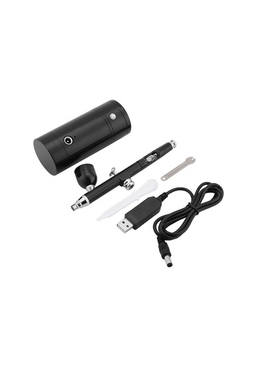Sones Taşınabilir Şarj Edilebilir Mini Elektrikli Küçük Airbrush Hava Pompası Seti Boyama İçin Renkli Boyama Aracı