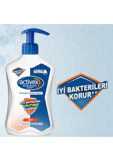 Activex Aktif Sıvı Sabun 3 x 500 ML