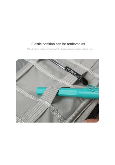 Kablo Saklama Çantası Su Geçirmez Dijital Elektronik Organizatör Gri