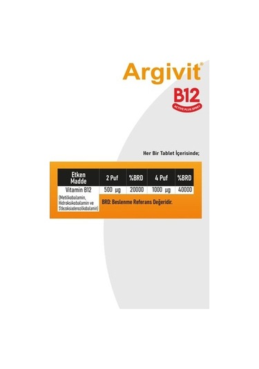 Argıvıt B12 Sprey