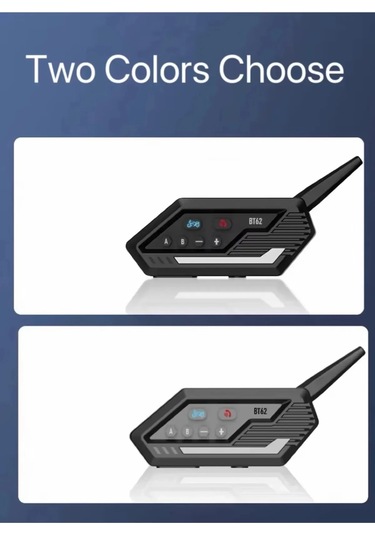 Bt62 Motosiklet Kask Kulaklığı Bluetooth Intercom 2 Intercom Tdrtr