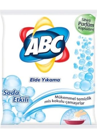 ABC Elde Yıkama Toz Çamaşır Deterjanı Soda Etkili 6 x 600 G