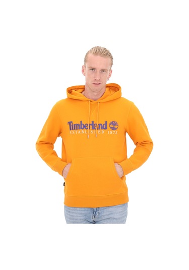 B0a6s5wed11-r Timberland Ls 50th Anniversary Est. 1973 Hoodie Bb Erkek Sweatshirt Bronz