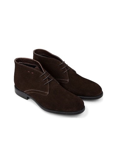 Deery Hakiki Süet Kahverengi Erkek Bot - 01295mkhvc06