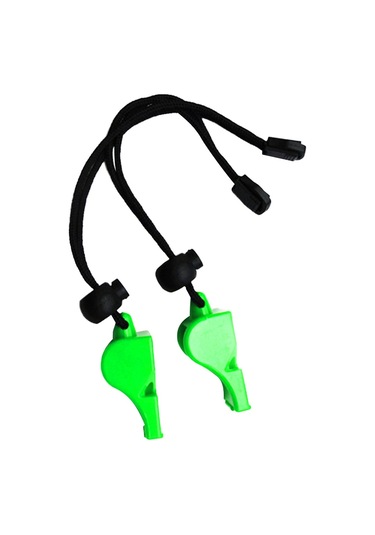 Dolıty 2 Parça Acil Hayatta Kalma Güvenlik Düdüğü Yeşil Yeşil