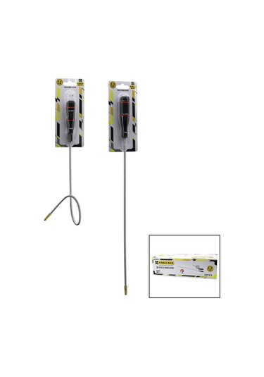 Yaylı Mıknatısuzatma Çubukpls.saplıulaşılamayan Alanlar Metal Toplama44cm+10cm Sap 54cm 4915