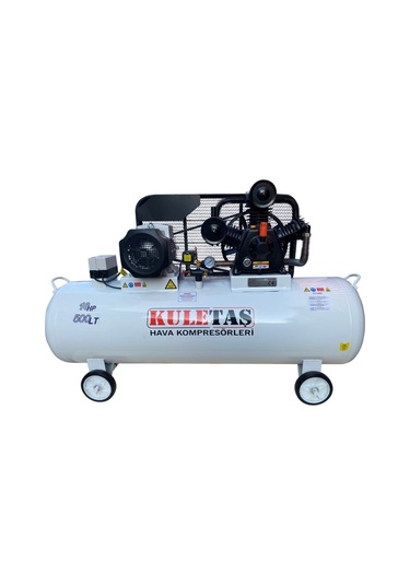 Kuletaş 500 Litre Hava Kompresörü 10 Hp 12 Bar Üç Pistonlu