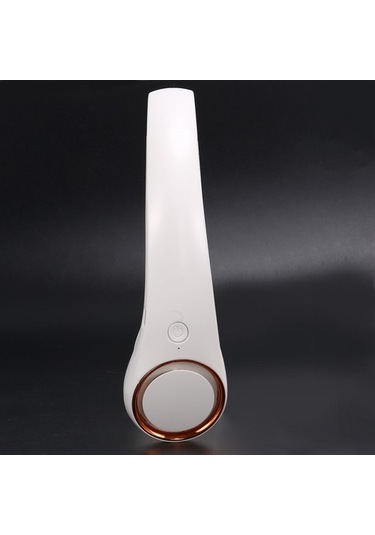 Taşınabilir Boyunlu Fan, 360 Kanatsız Küçük Fan 4000mah Pille Çalışan 9ıjcjc Beyaz