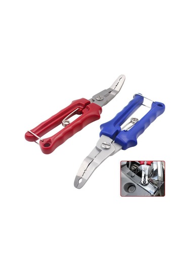 Homyl Panel Klipsi Pense Modifikasyon Aleti Araç Rv Kırmızı 19.5cm