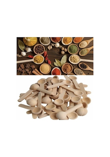 Bambu Baharat Ve Reçel Kaşığı 6 Adet