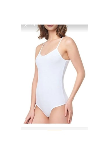 Seher Yıldızı 0066 Kadın İp Askılı Çıtçıtlı Body 10 Adet 001