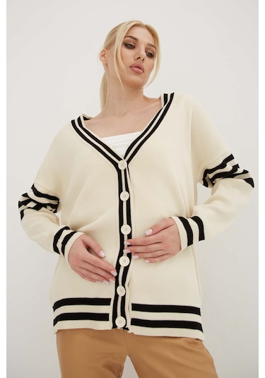 Fashion Friends Bayan Hırka 24k0511k1 Ekru Ekru