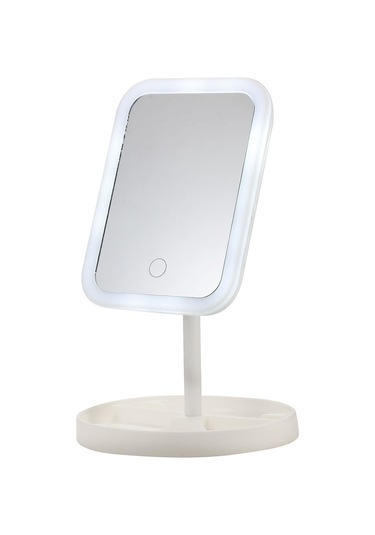 Polosmart Pbs517 Şarjlı Led Işıklı Makyaj Aynası Beyaz Beyaz