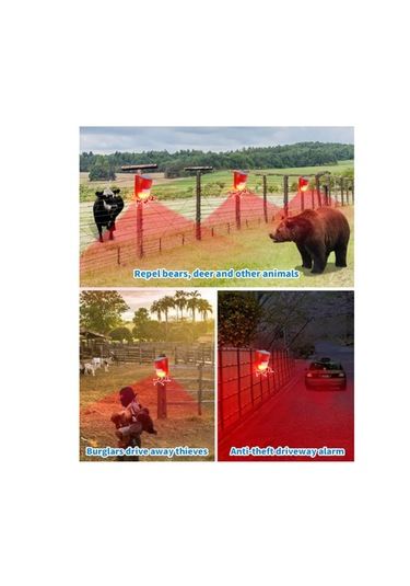 Hareket Sensörlü Solar Caydırıcı Yabani Hayvan Kovucu