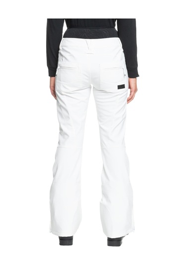 Roxy Kadın Snowboard Pantolonu Rising High Beyaz Beyaz Beyaz