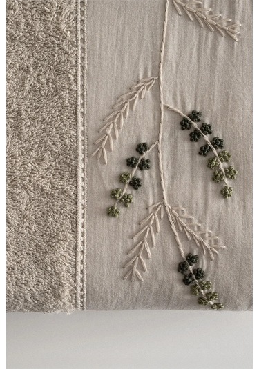 Ecocotton Derin Bej %100 Organik Pamuk Yüz Havlusu 50 90 Cm Bej