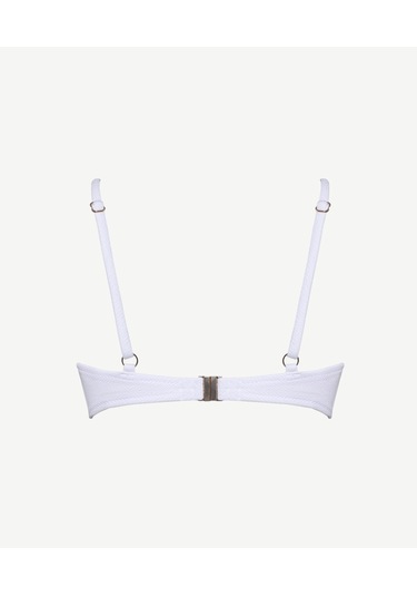 Yargıcı U Yaka Bikini Üst 26ykbw1040b 002 Beyaz